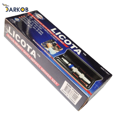 تصویر چهارم مجموعه پیچ گوشتی چکشی لیکوتا 5 عددی مدل ABD-73001